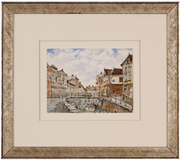 13" x 11" Paris Town Framed Art