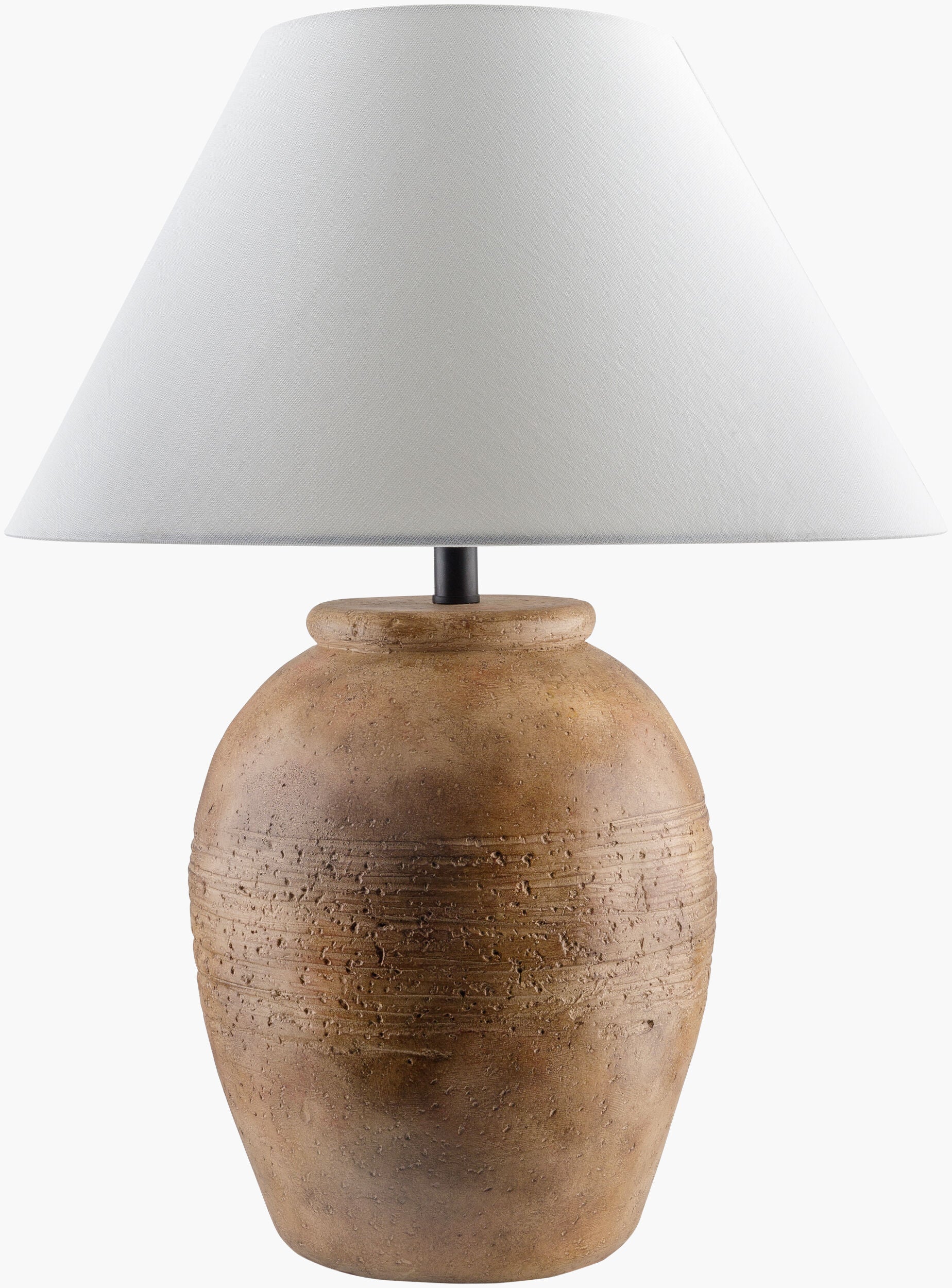 27 Inch Brown Textured Lirael Lamp