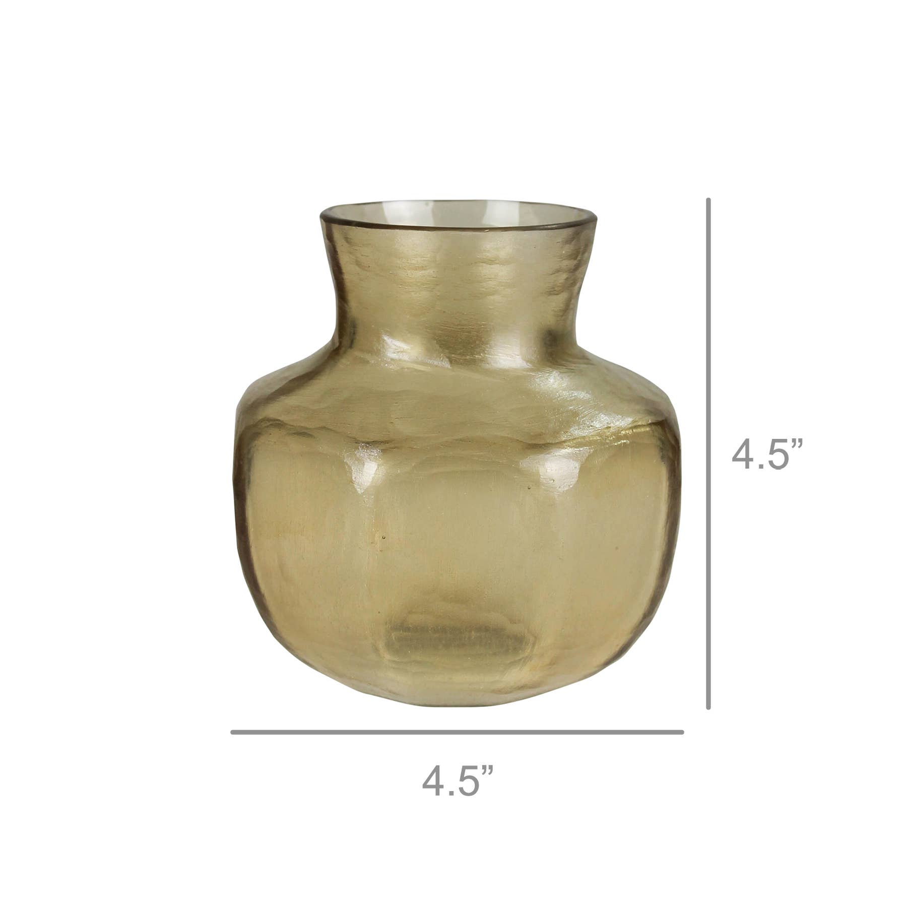 Seline Vase Amber Small - Callender & Co