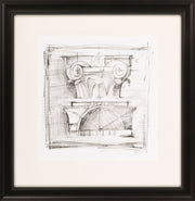 Collussem Pillar Sketched Framed Art