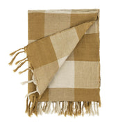 Linen Toffee Throw Blanket