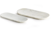 Rounded Marble Trays - Set of 2