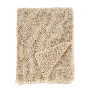 Natural Fringe Throw Blanket