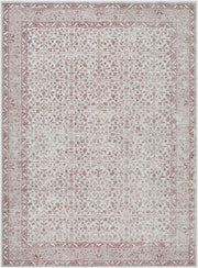 Spokane Traditional Floral Machine Woven Rug